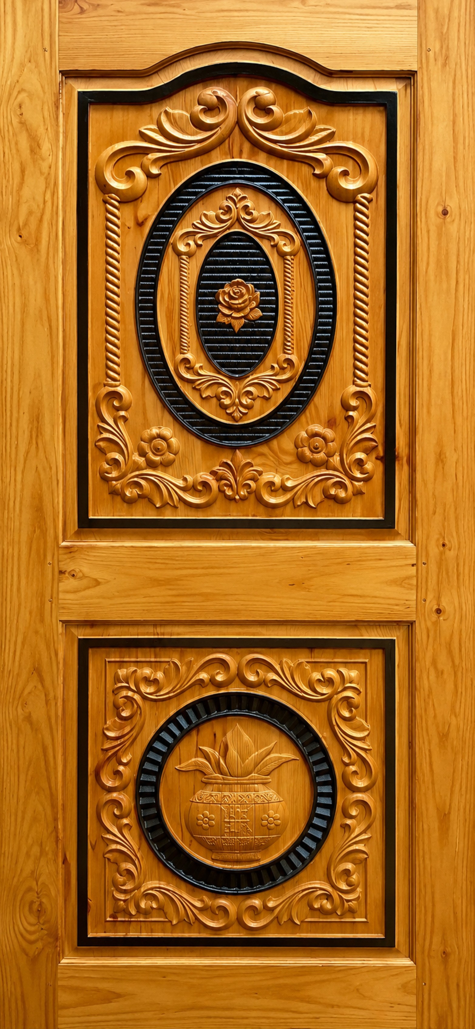 Two Panel Carving Door