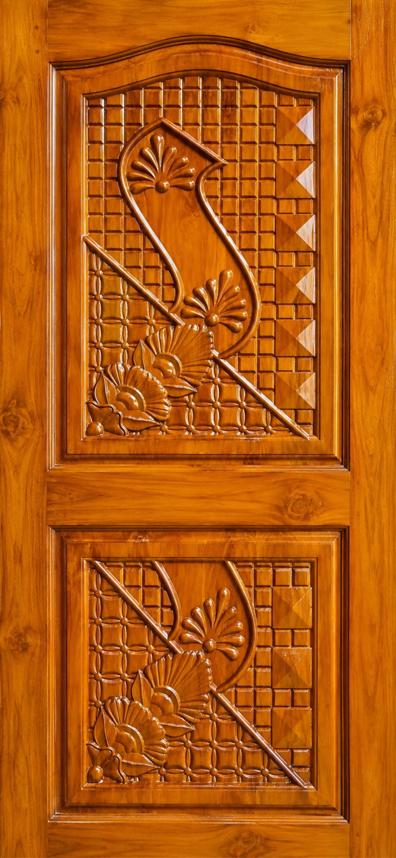Two Panel Carving Door