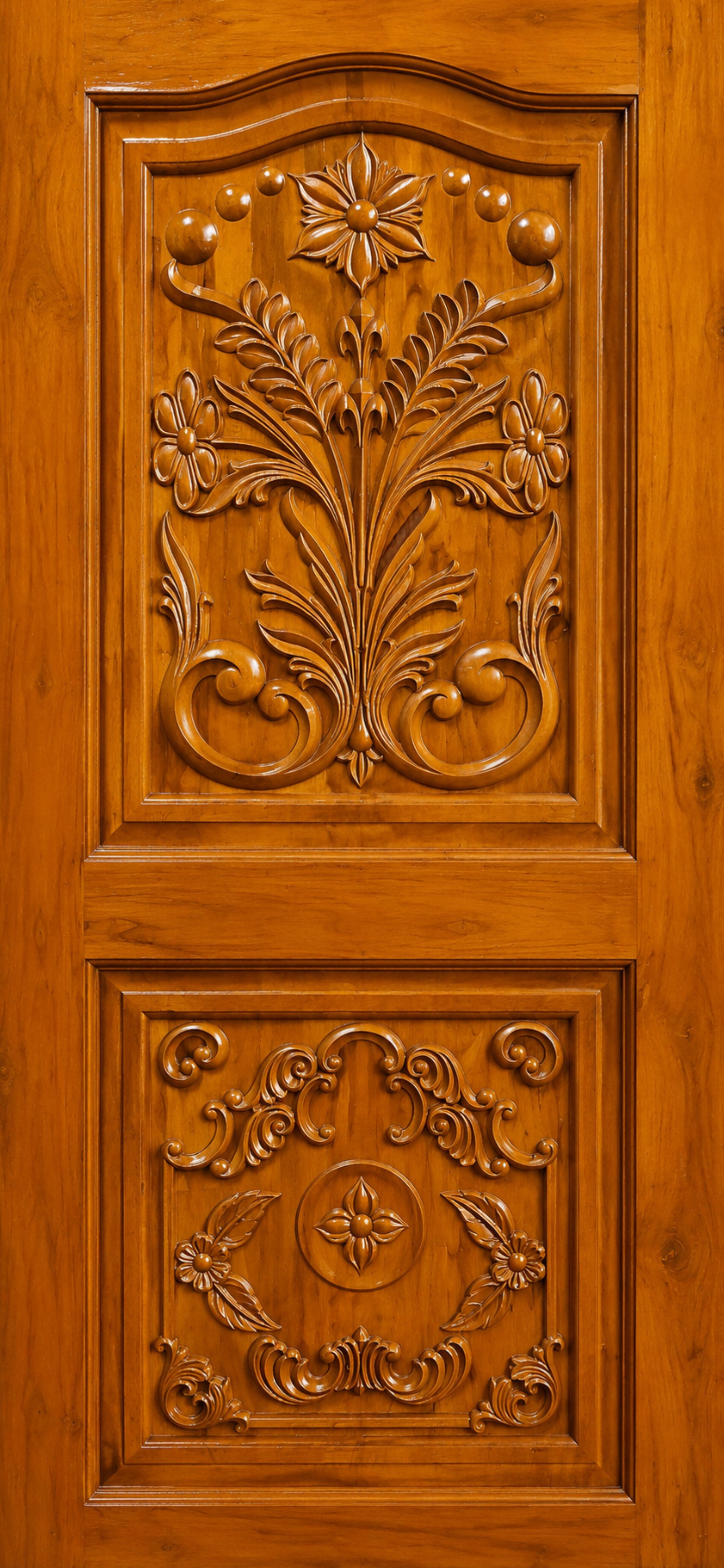Two Panel Carving Door