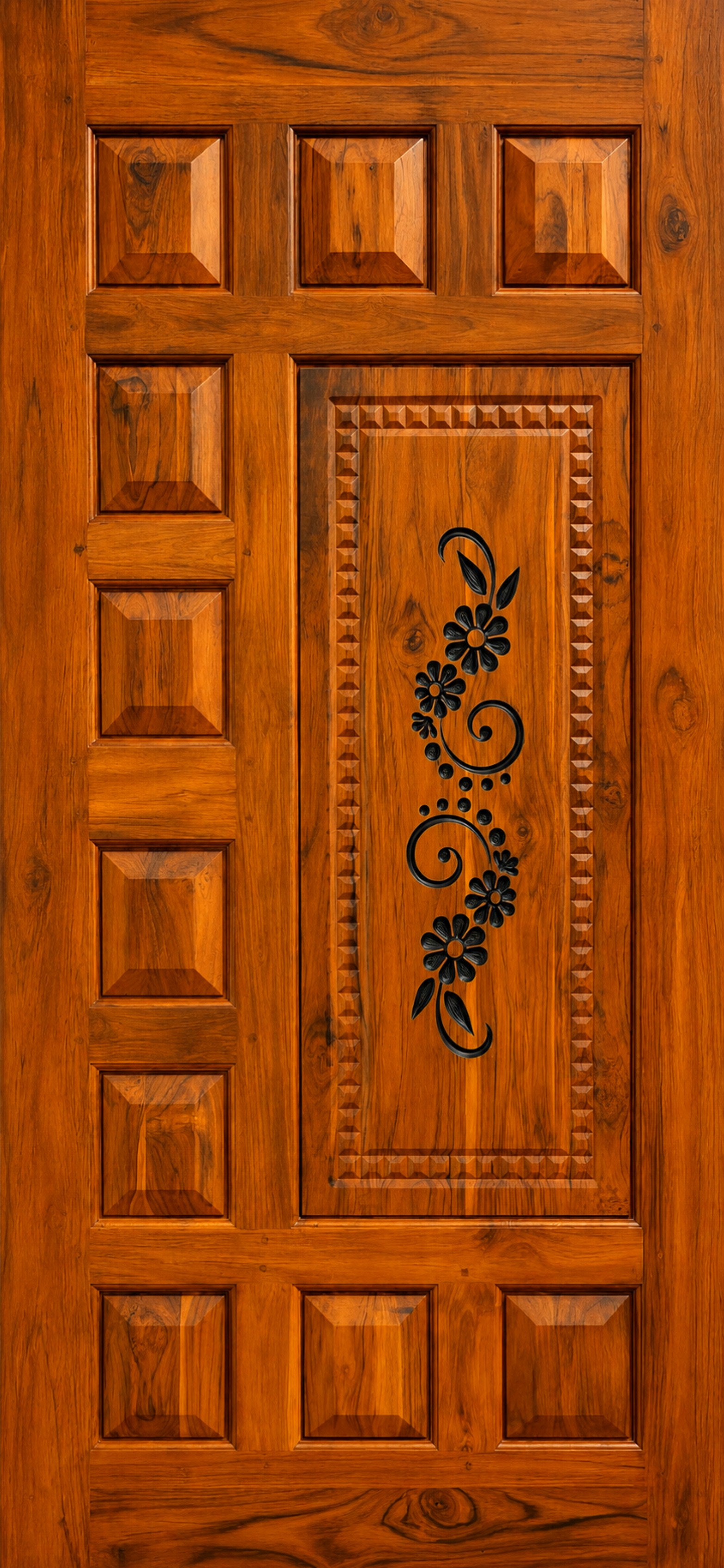 Side Panel Carving Door | Wooden Doors | Ganesh Doors