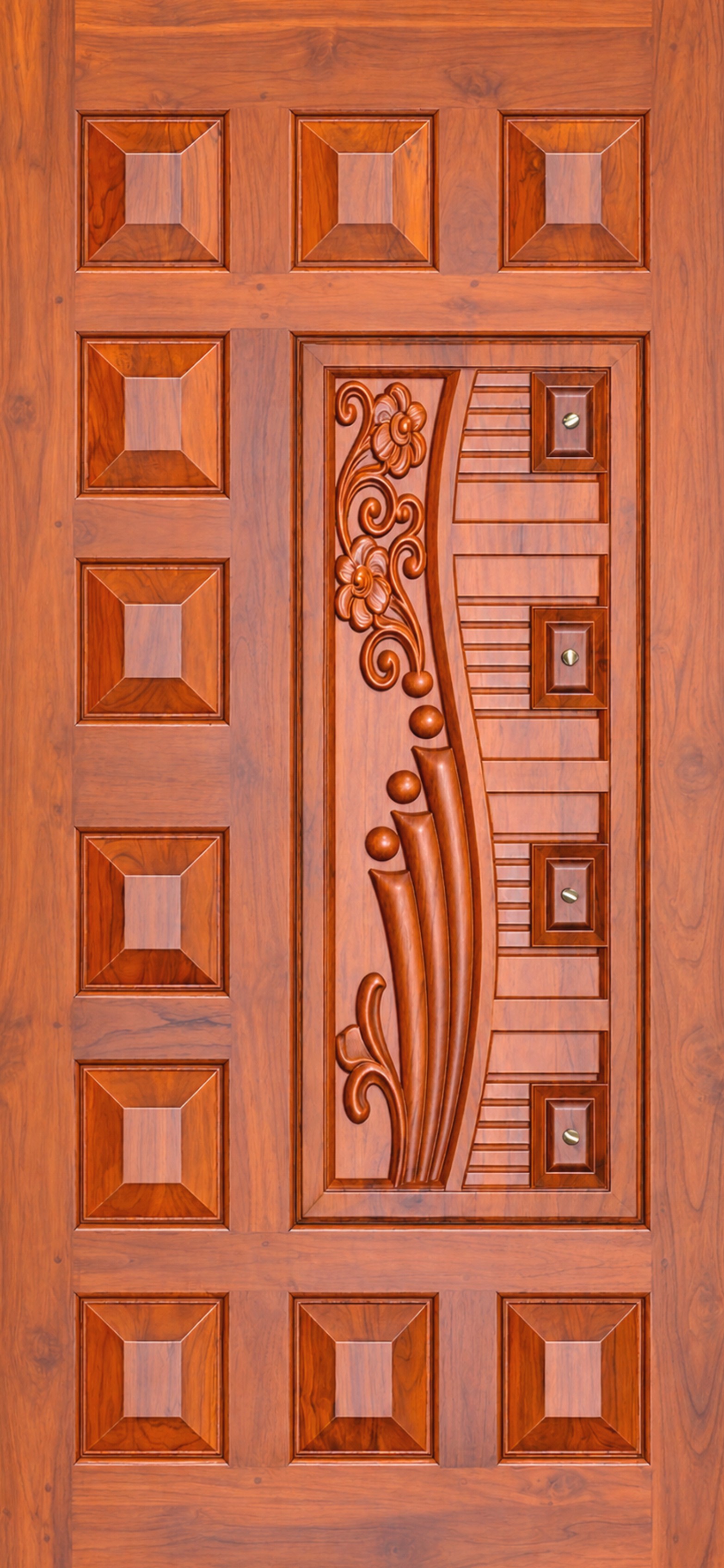 Side Panel Carving Door | Wooden Doors | Ganesh Doors